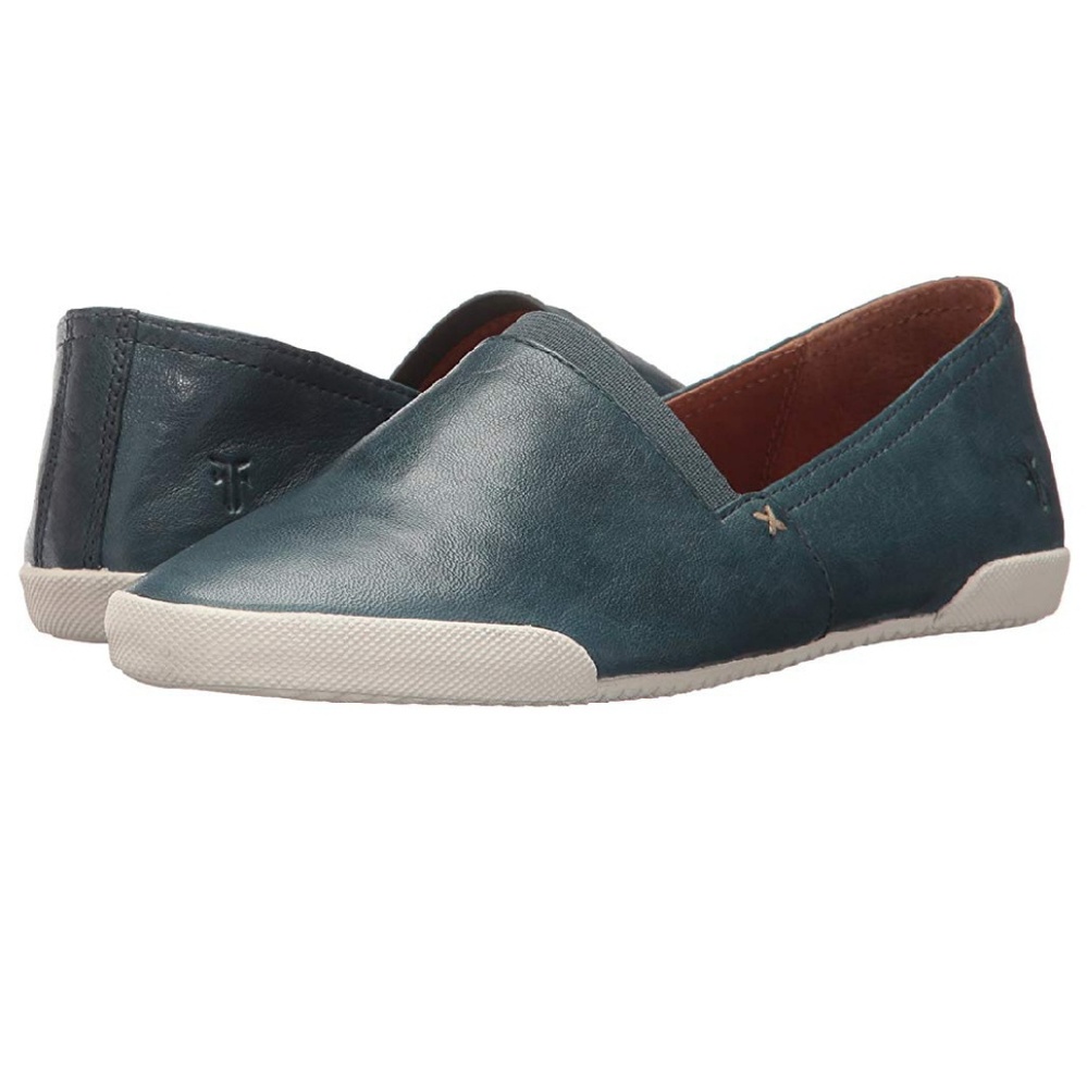FRYE Melanie Blue Slip On Flats, sz 7